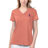 Los Angeles Angels Margaritaville Women's Game Time V-Neck T-Shirt Outlet