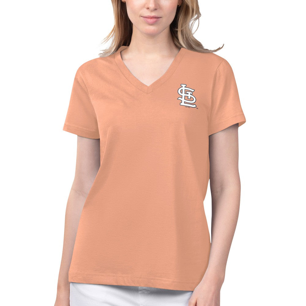St. Louis Cardinals Margaritaville Women's Game Time V-Neck T-Shirt Online
