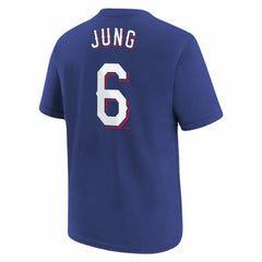 Josh Jung Texas Rangers Nike Youth Name & Number T-Shirt Online