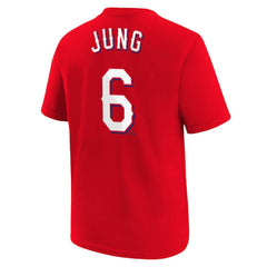 Josh Jung Texas Rangers Nike Youth Name & Number T-Shirt Near Me