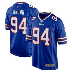Andrew Brown Buffalo Bills Game Jersey - Royal - Nike