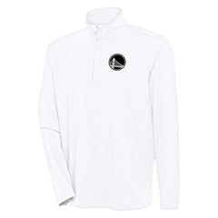 Golden State Warriors Antigua Hunk Quarter-Zip Top White