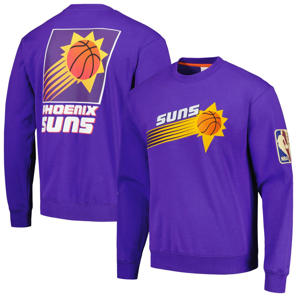 Mitchell & Ness Phoenix Suns Hardwood Classics There and Back Pullover Sweatshirt Purple