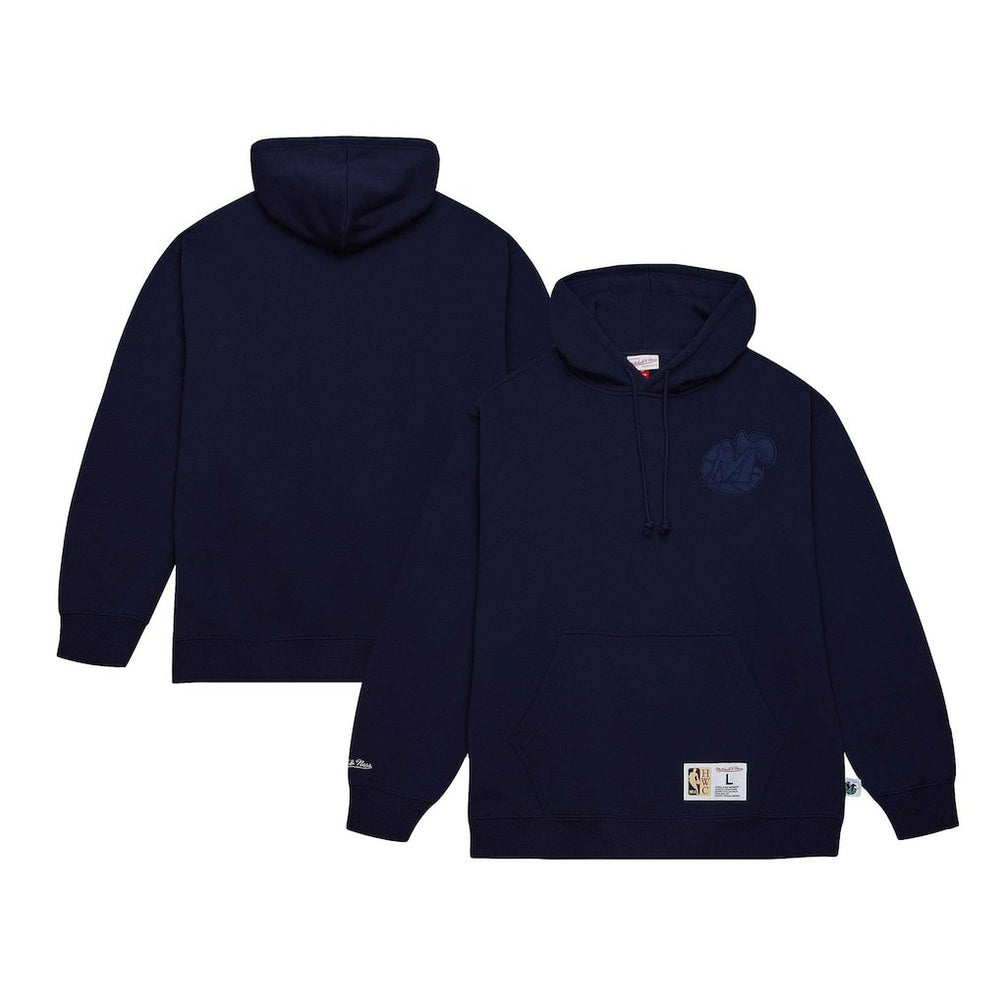 Mitchell & Ness Dallas Mavericks Hardwood Classics Tonal Pullover Hoodie Navy