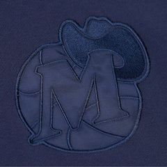 Mitchell & Ness Dallas Mavericks Hardwood Classics Tonal Pullover Hoodie Navy