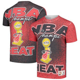 Mitchell & Ness Miami Heat Hardwood Classics 2006 NBA Champions Champ City T-Shirt Red