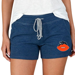 Chicago Bears Concepts Sport Women's Mainstream Terry Lounge Shorts - Navy - NFL