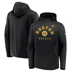 Boston Bruins Fanatics Centennial Lockup Authentic Pro Pullover Hoodie - Black | Fanatics near me