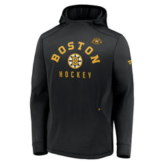 Boston Bruins Fanatics Centennial Lockup Authentic Pro Pullover Hoodie - Black | Fanatics near me