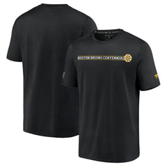 Boston Bruins Fanatics Authentic Pro Centennial Banner T-Shirt - Black | Fanatics online