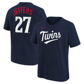 Ryan Jeffers Minnesota Twins Nike Youth Name & Number T-Shirt for sale
