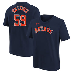Framber Valdez Houston Astros Nike Youth Name & Number T-Shirt Online
