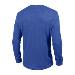 St. Louis Blues Champion Multi-Logo Tri-Blend Long Sleeve T-Shirt - Heather Blue | NHL Clearance