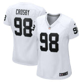 Maxx Crosby Las Vegas Raiders Women's Game Jersey - White - Nike