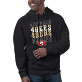 San Francisco 49ers Starter Unisex Name Drop Logo Pullover Hoodie - Black - NFL