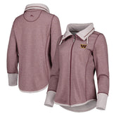 Washington Commanders Women's Sport Sun Fade Full-Zip Sweatshirt - Burgundy - Tommy Bahama