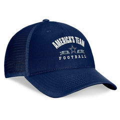 Dallas Cowboys Fundamentals Timeout Trucker Adjustable Hat - Navy - Fanatics