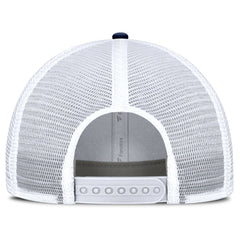 Dallas Cowboys Fundamentals Flawless Stripe Trucker Adjustable Hat - White/Navy - Fanatics