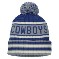 Dallas Cowboys Heritage Blindside Cuffed Knit Hat with Pom - Navy - Fanatics