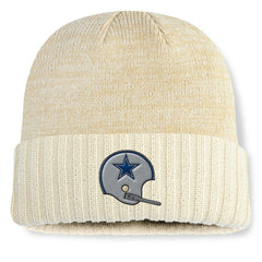 Dallas Cowboys Heritage Block Cuffed Knit Hat - Cream - Fanatics