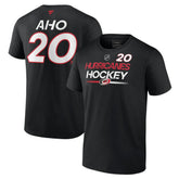 Sebastian Aho Carolina Hurricanes Fanatics Authentic Pro Prime Name & Number T-Shirt - Black | Fanatics sale