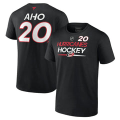 Sebastian Aho Carolina Hurricanes Fanatics Authentic Pro Prime Name & Number T-Shirt - Black | Fanatics sale