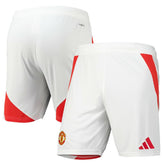 Adidas - Manchester United 2024/25 Home Replica AEROREADY Shorts - White