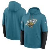 Jacksonville Jaguars Throwback Alternate Logo Team Issue Club Pullover Hoodie - Teal - Nike