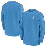Tennessee Titans Alternate Logo Coach Long Sleeve Top - Light Blue - Nike