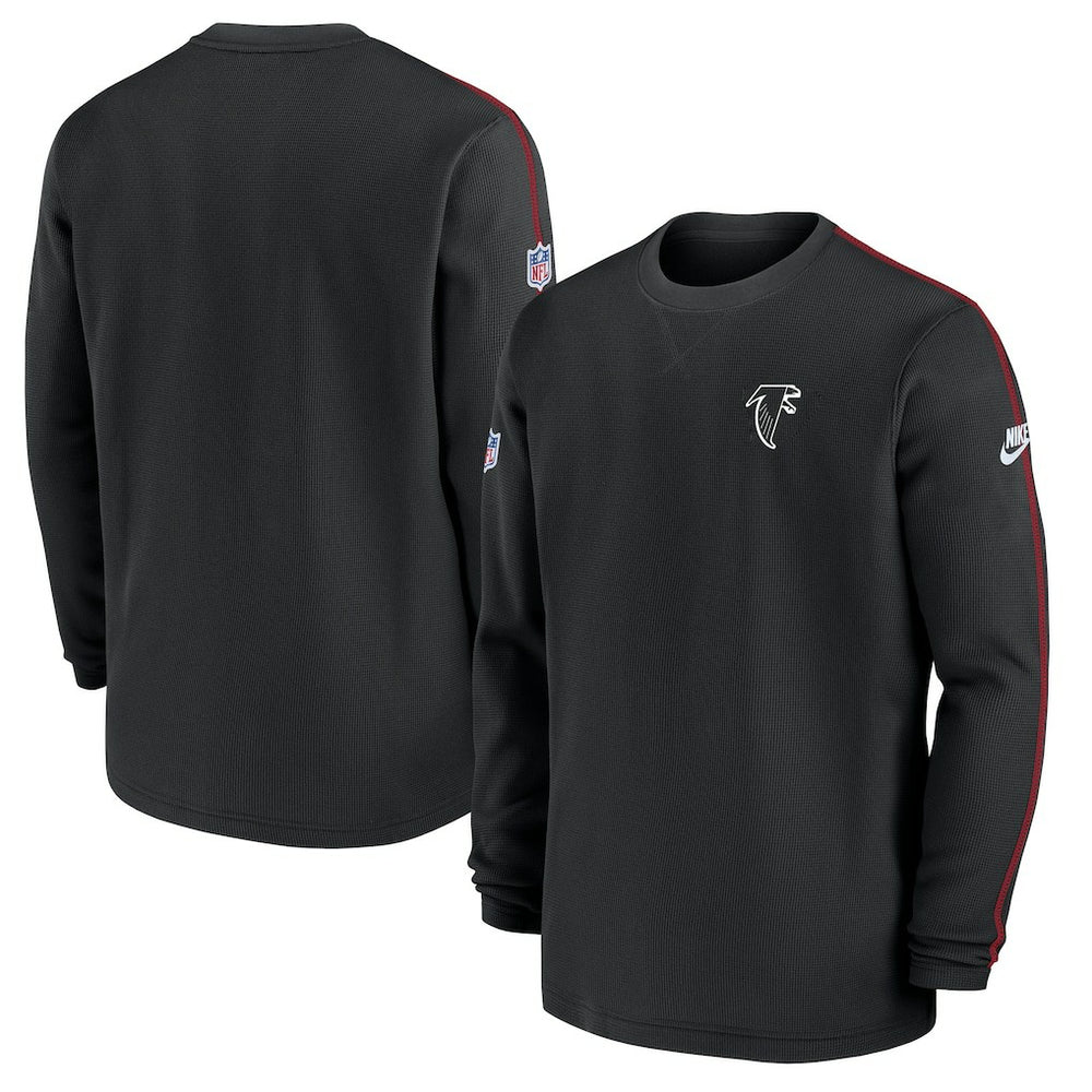 Atlanta Falcons Alternate Logo Coach Long Sleeve Top - Black - Nike