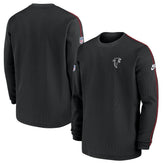Atlanta Falcons Alternate Logo Coach Long Sleeve Top - Black - Nike