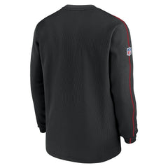Atlanta Falcons Alternate Logo Coach Long Sleeve Top - Black - Nike