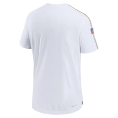 New Orleans Saints Sideline Alternate Logo Coach Performance Top - White - Nike
