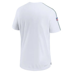 New York Jets Sideline Alternate Logo Coach Performance Top - White - Nike