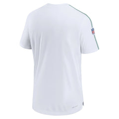 Philadelphia Eagles Sideline Alternate Logo Coach Performance Top - White - Nike