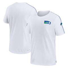 Seattle Seahawks Sideline Alternate Logo Coach Performance Top - White - Nike