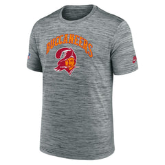 Tampa Bay Buccaneers Sideline Velocity Throwback Logo Dri-FIT T-Shirt - Gray - Nike