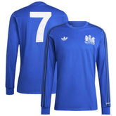 Adidas - Manchester United x George Best Originals Lifestyler Long Sleeve Jersey - Blue