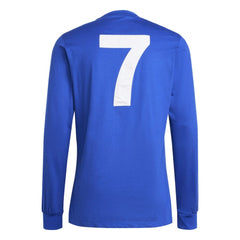 Adidas - Manchester United x George Best Originals Lifestyler Long Sleeve Jersey - Blue