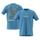 Adidas - Argentina National Team Fan T-Shirt - Blue