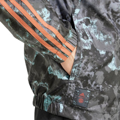 Adidas - Bayern Munich Raglan Hoodie Windbreaker Full-Zip Jacket - Camo