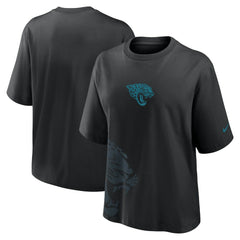 Jacksonville Jaguars Women's Boxy T-Shirt - Black - Nike