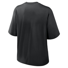 Las Vegas Raiders Women's Boxy T-Shirt - Black - Nike