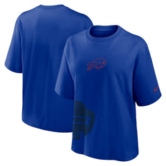 Buffalo Bills Women's Boxy T-Shirt - Royal - Nike