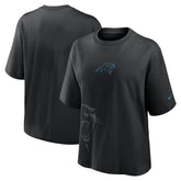 Carolina Panthers Women's Boxy T-Shirt - Black - Nike