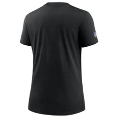 Carolina Panthers Women's 2024 NFL Crucial Catch Tri-Blend T-Shirt - Black - Nike