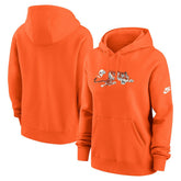 Cincinnati Bengals Women's Club Fleece Hoodie - Orange - Nike