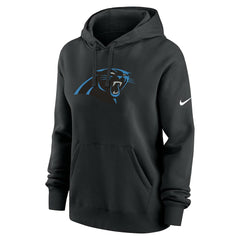 Carolina Panthers Women's Club Fleece Hoodie - Black - Nike