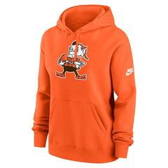 Cleveland Browns Women's Club Fleece Hoodie - Orange - Nike