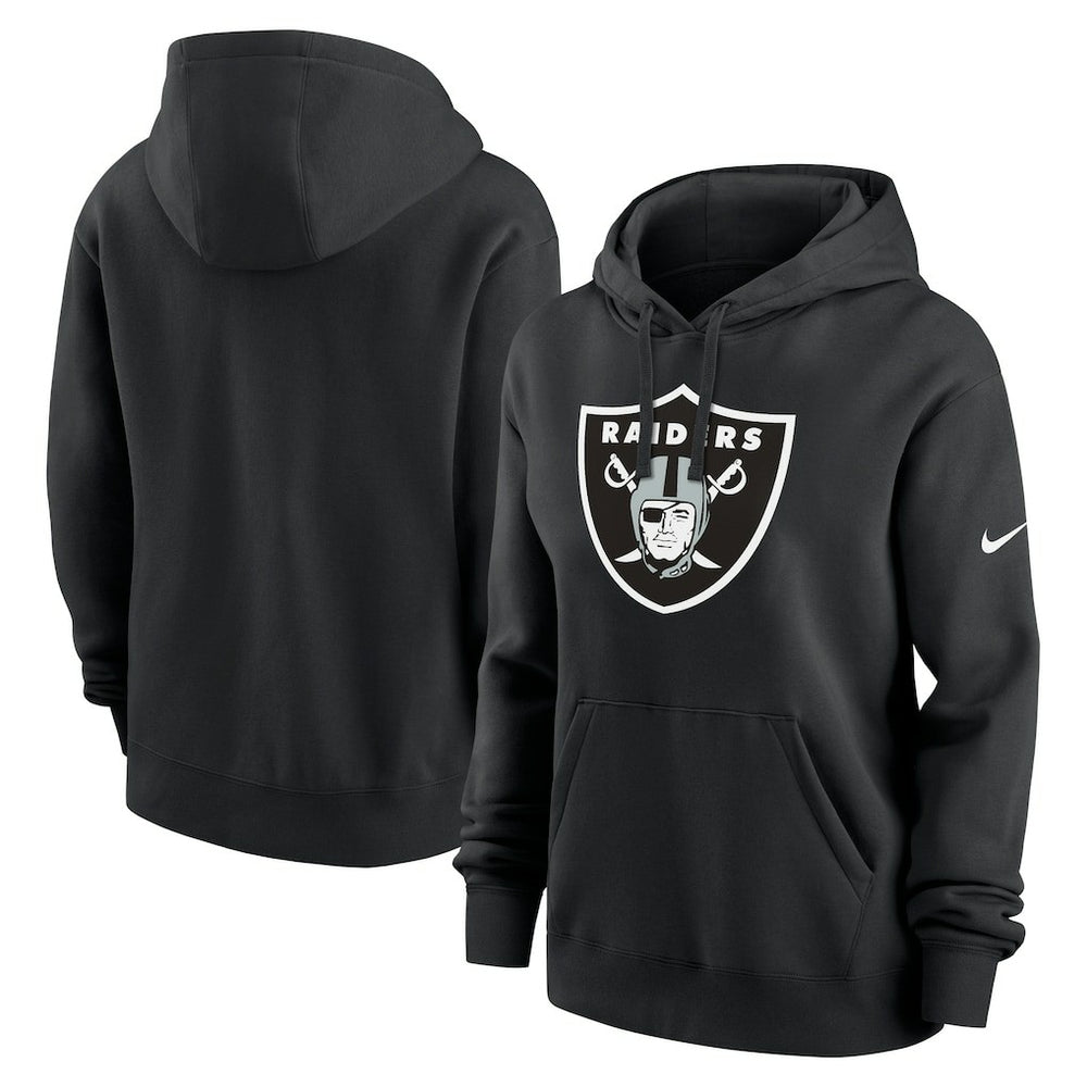 Las Vegas Raiders Women's Club Fleece Hoodie - Black - Nike